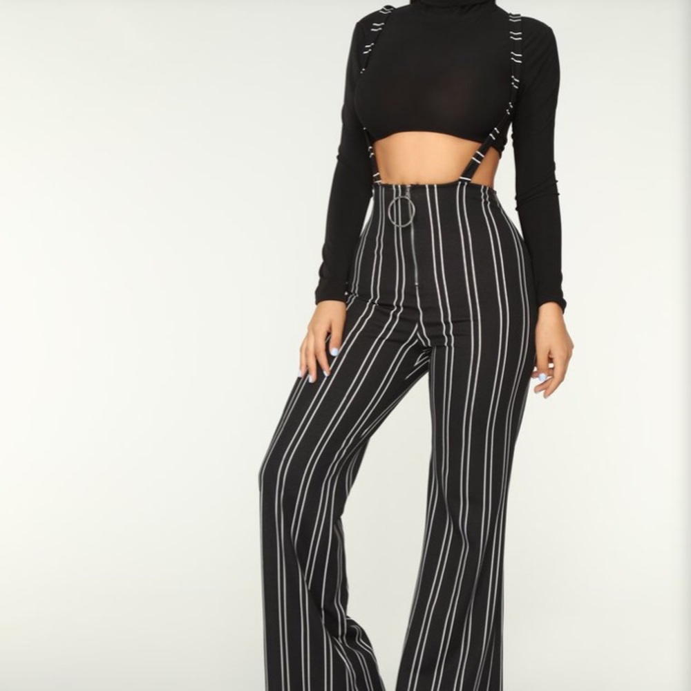 Fashion Nova Stripe Me Up Pants